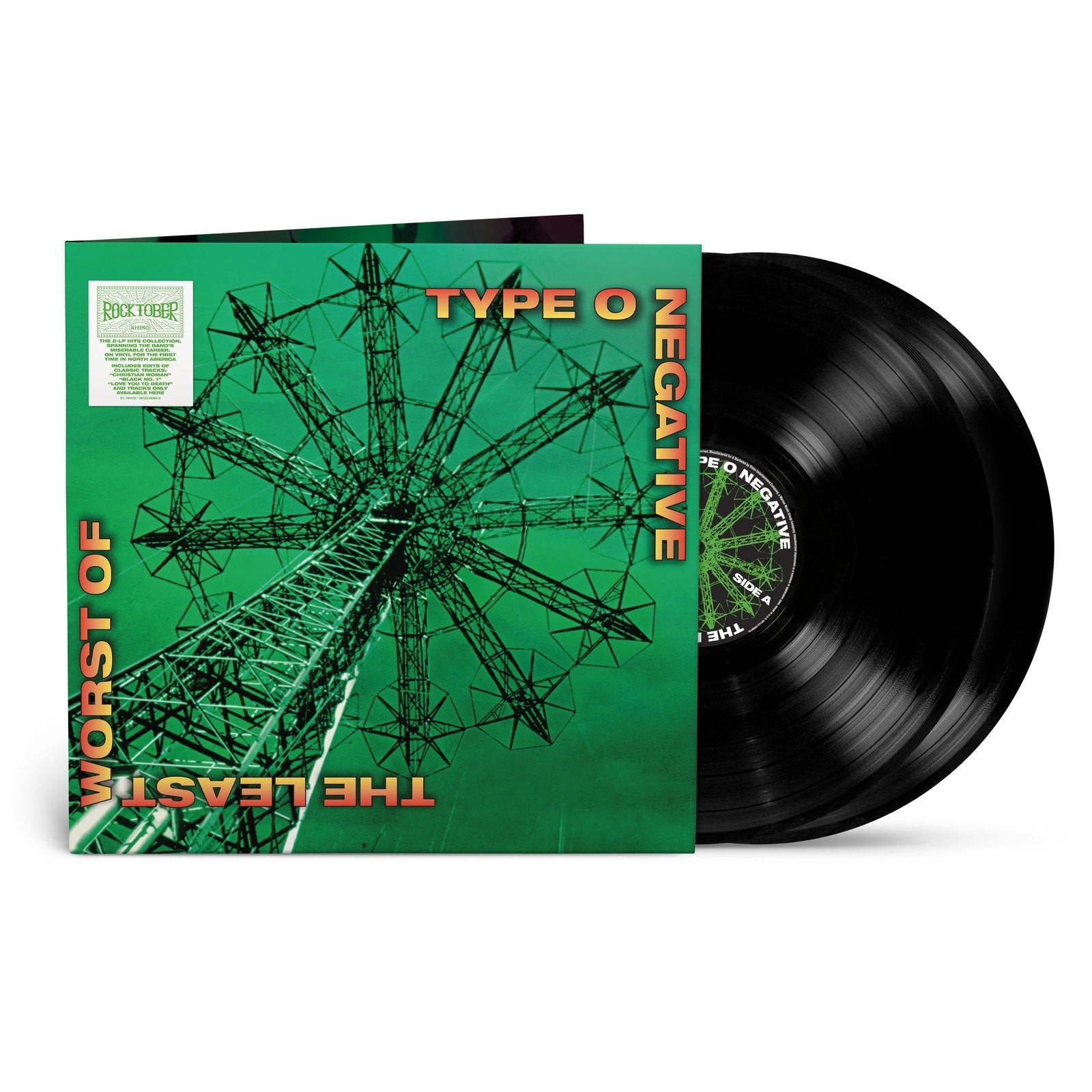 TYPE O NEGATIVE - THE LEAST WORST OF (ROCKTOBER EDITION 2LP) - Brand New Sealed