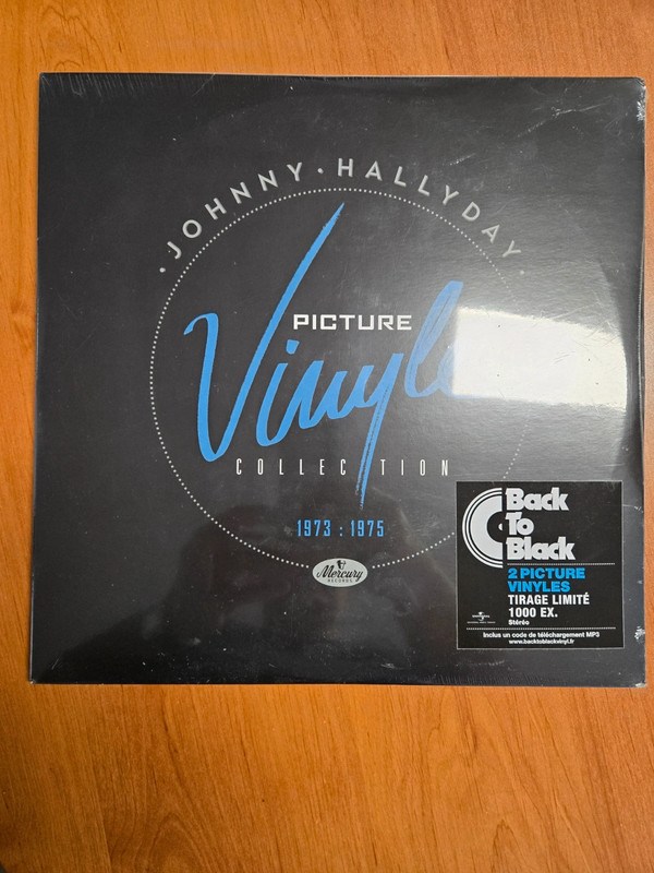 Double LP sous blister Johnny Hallyday