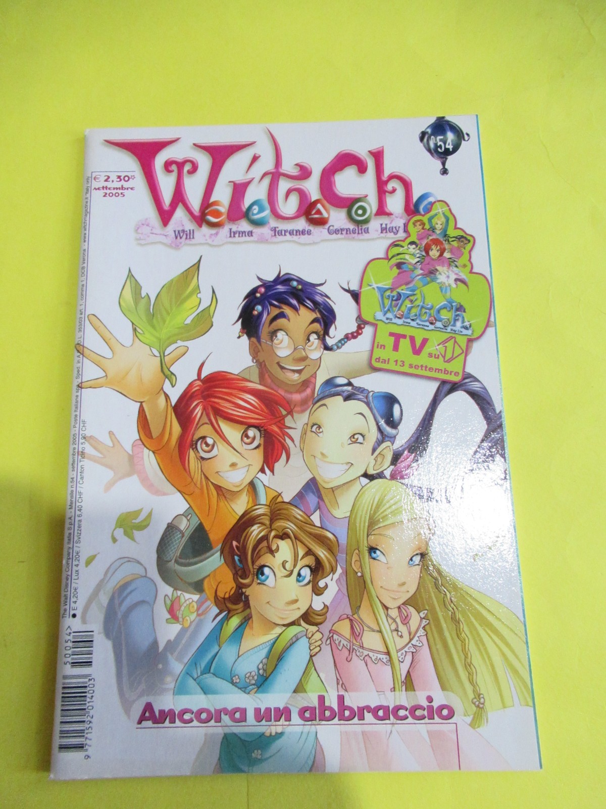 W.I.T.C.H. # 54 CON INSERTO WITCH 2005 TUTTA LA SERIE IN ASTA SINGOLA !!! X