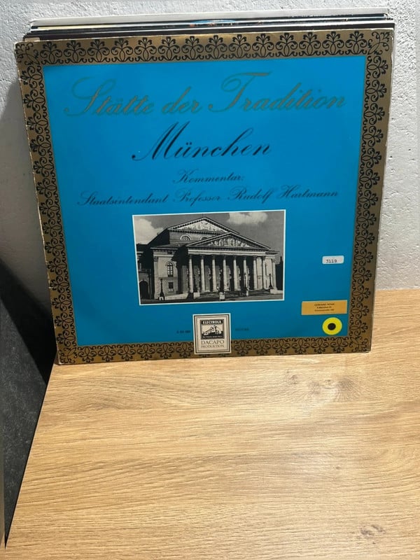 Stätte der Tradition München Vinyl LP Rudolf Hartmann Oper Klassik