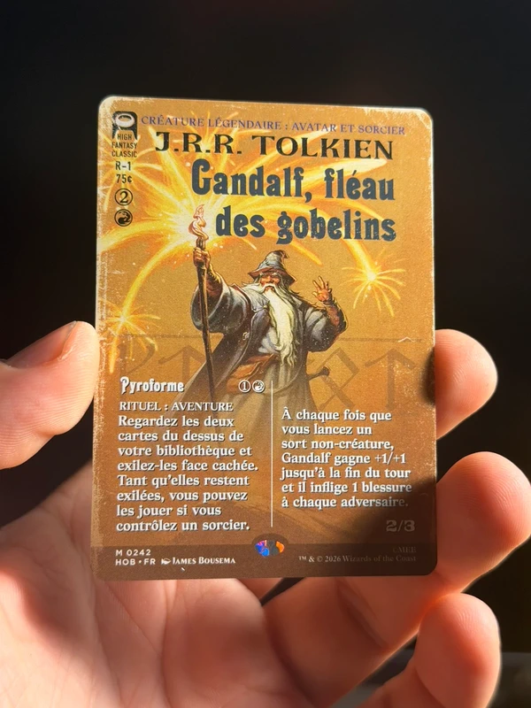 Carte Magic - Le Hobbit - Gandalf, fléau des Gobelins - M 0242