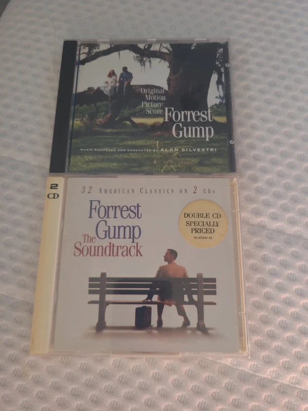 Forrest Gump CDs, 1x Soundtrack Doppel CD und 1x Score
