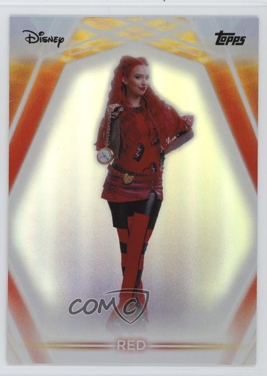 2026 Topps Disney Neon Arcobaleno Foilboard Rosso #161 14dq