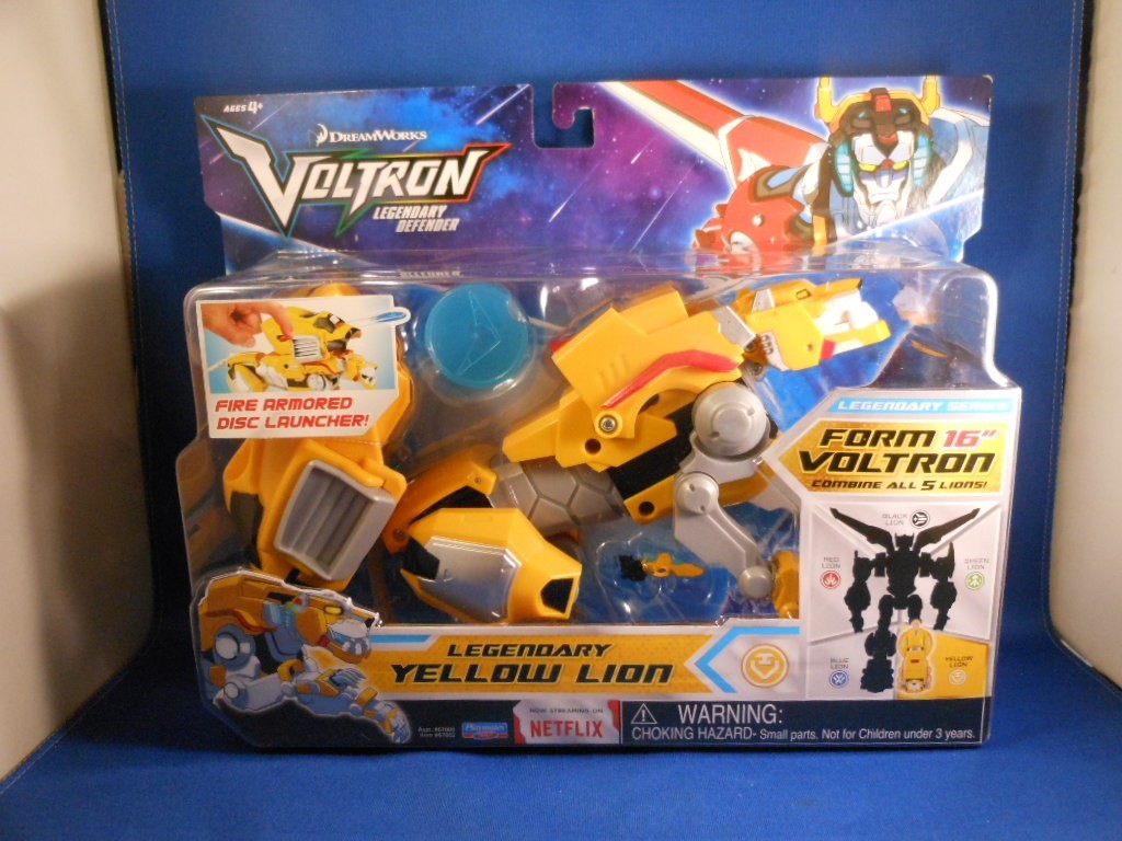 Voltron Classic Legendary Defender Figura Combinatore Leone GIALLO