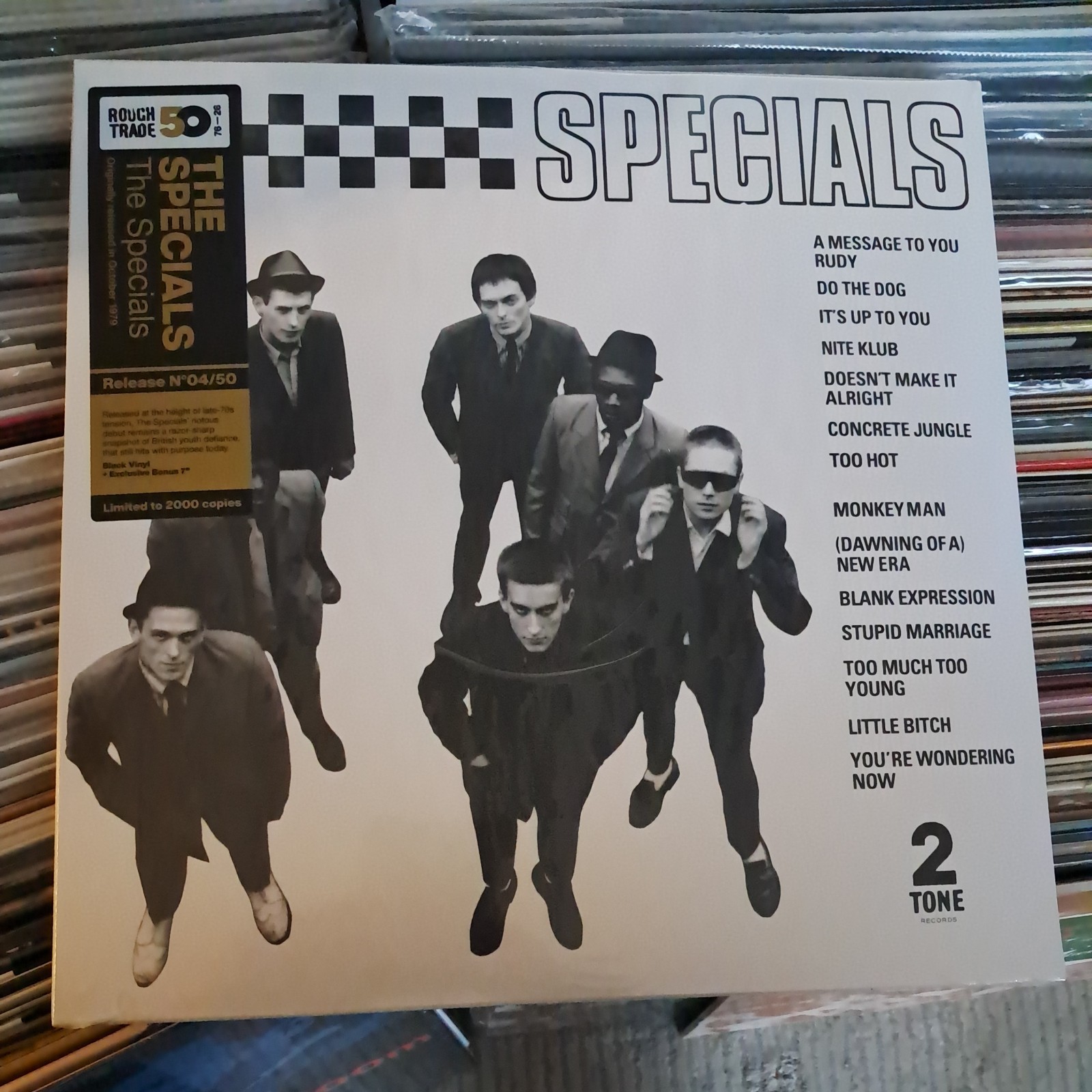 THE SPECIALS S/T ROUGH TRADE 50 EXCLUSIVE VINYL LP & BONUS VINYL 7" CDLRT5001