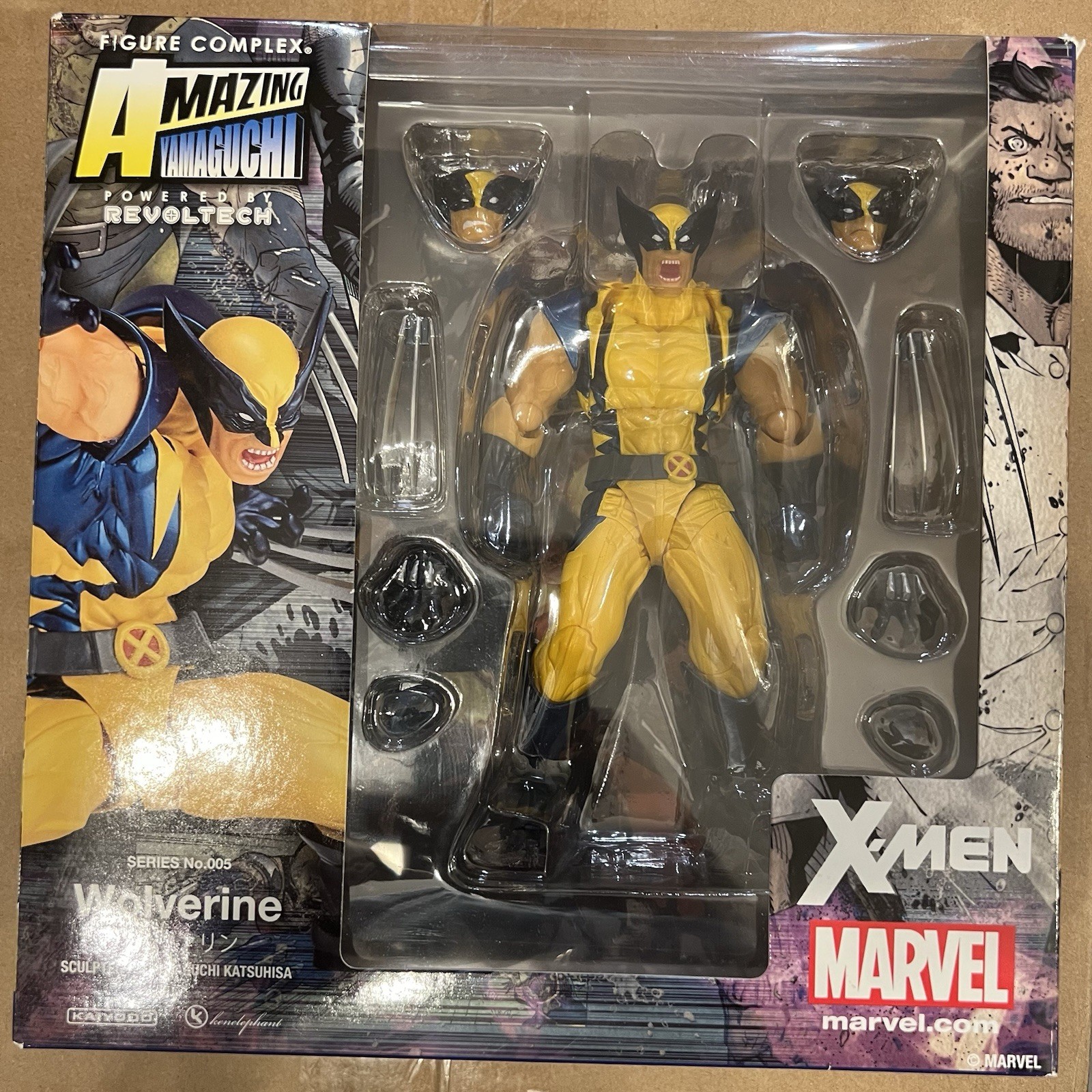 Revoltech Amazing Yamaguchi Wolverine X-Men Complex No. 005 Marvel NEW AUTHENTIC