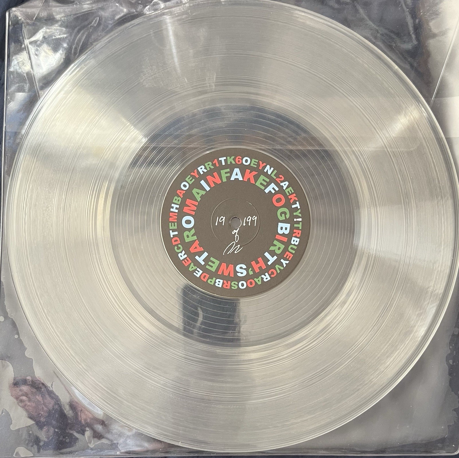 Gino Robair / Kaffe Matthews LP Clear Vinyl #19 Of 199 Made Electronic Jazz 