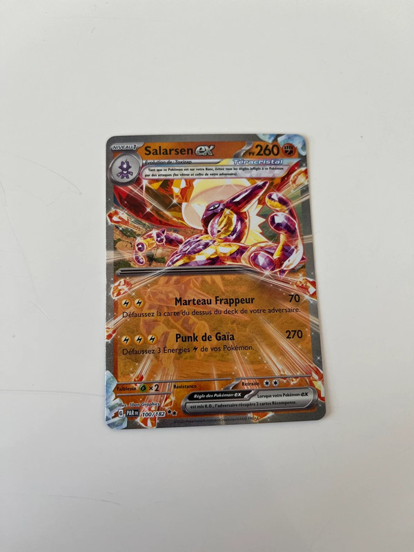 Carte Pokémon Salarsen ex 100/182 Fable Nébuleuse