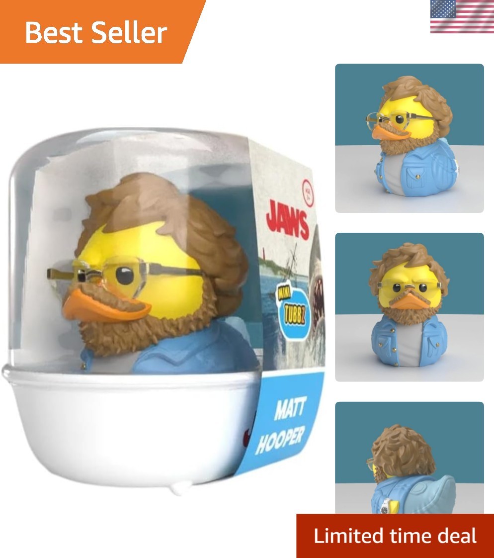 Mini Jaws: Matt Hooper Cosplaying Rubber Duck - Perfetta cultura pop da collezione
