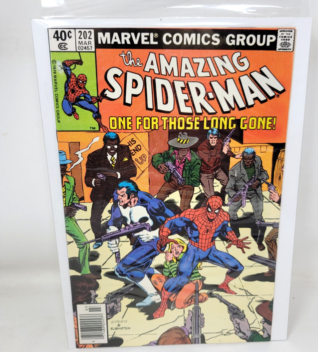 The Amazing Spider-Man #202 Marvel Comics 1979 Punisher 9.4 EDICOLA