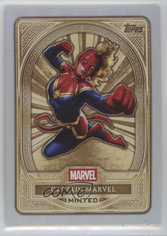 2025 Topps Marvel Mint Gold Captain Marvel #81 15wb