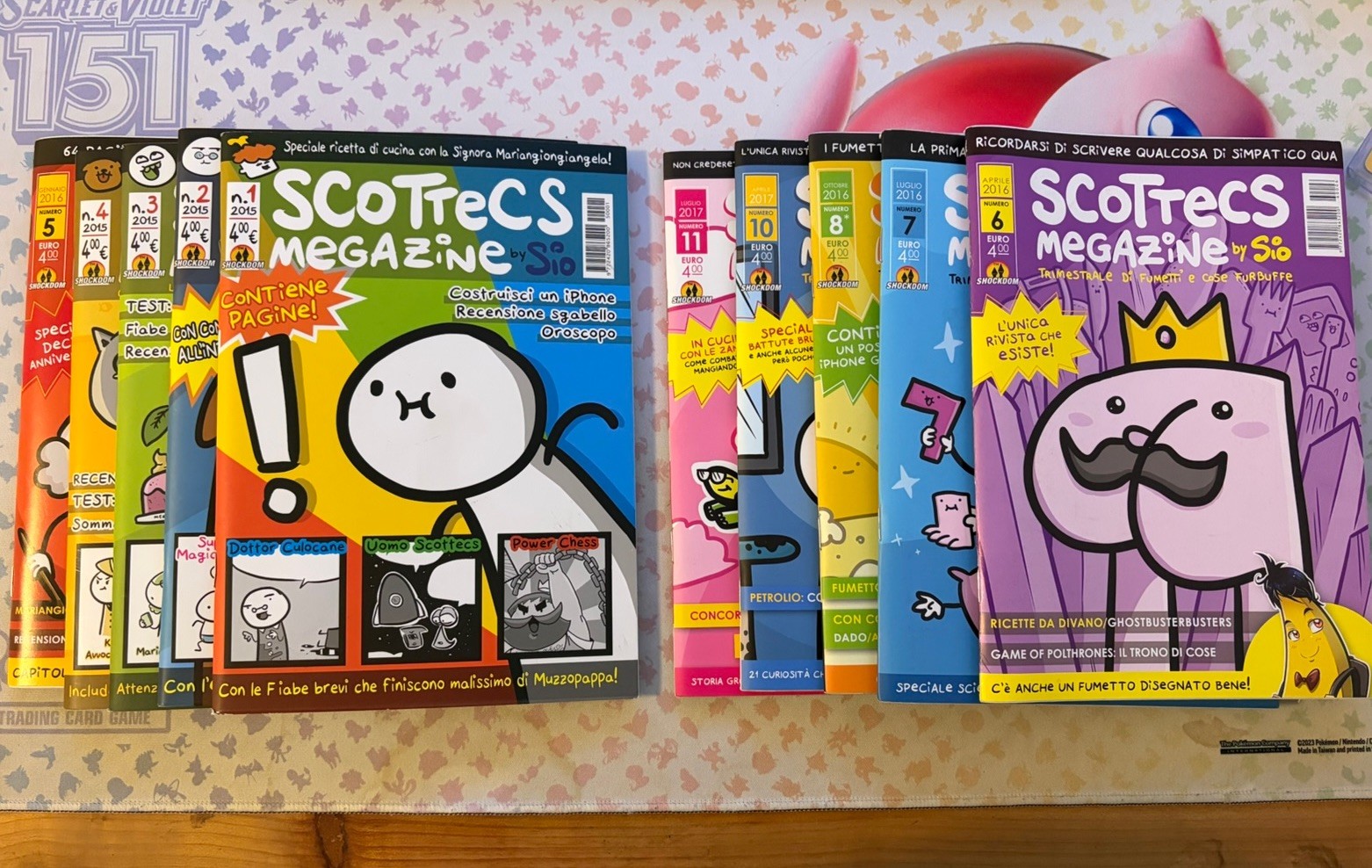 Scottecs Megazine lotto misto (2015-2017) - Sio, Italiano, a colori