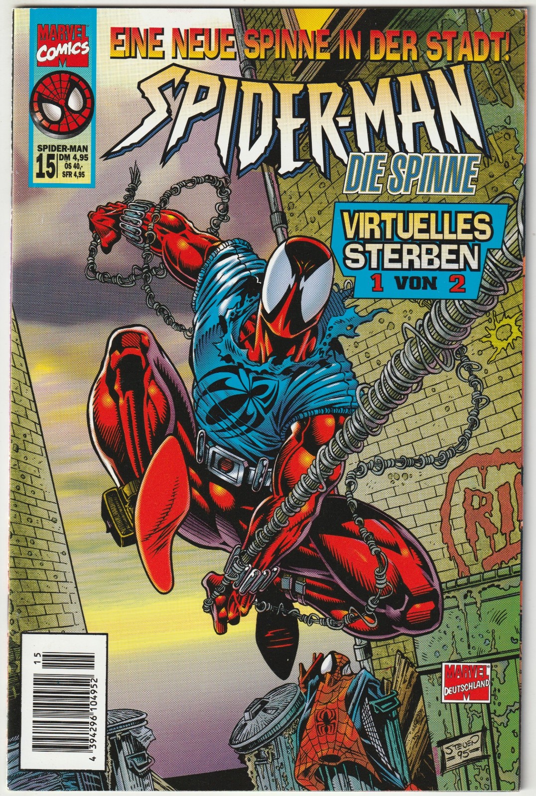✪ Spider-Man #15, Marvel Germania 1998 COMICHEFT NUOVO ottimo Z0-1