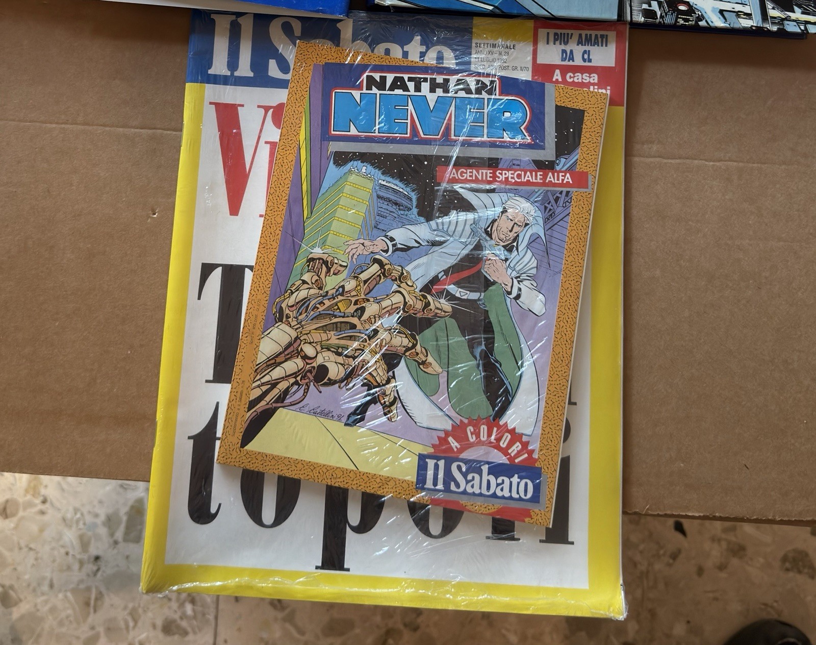 Il Sabato Nathan Never n. 28 Agente Speciale Alfa 1992 fumetto a colori IT.