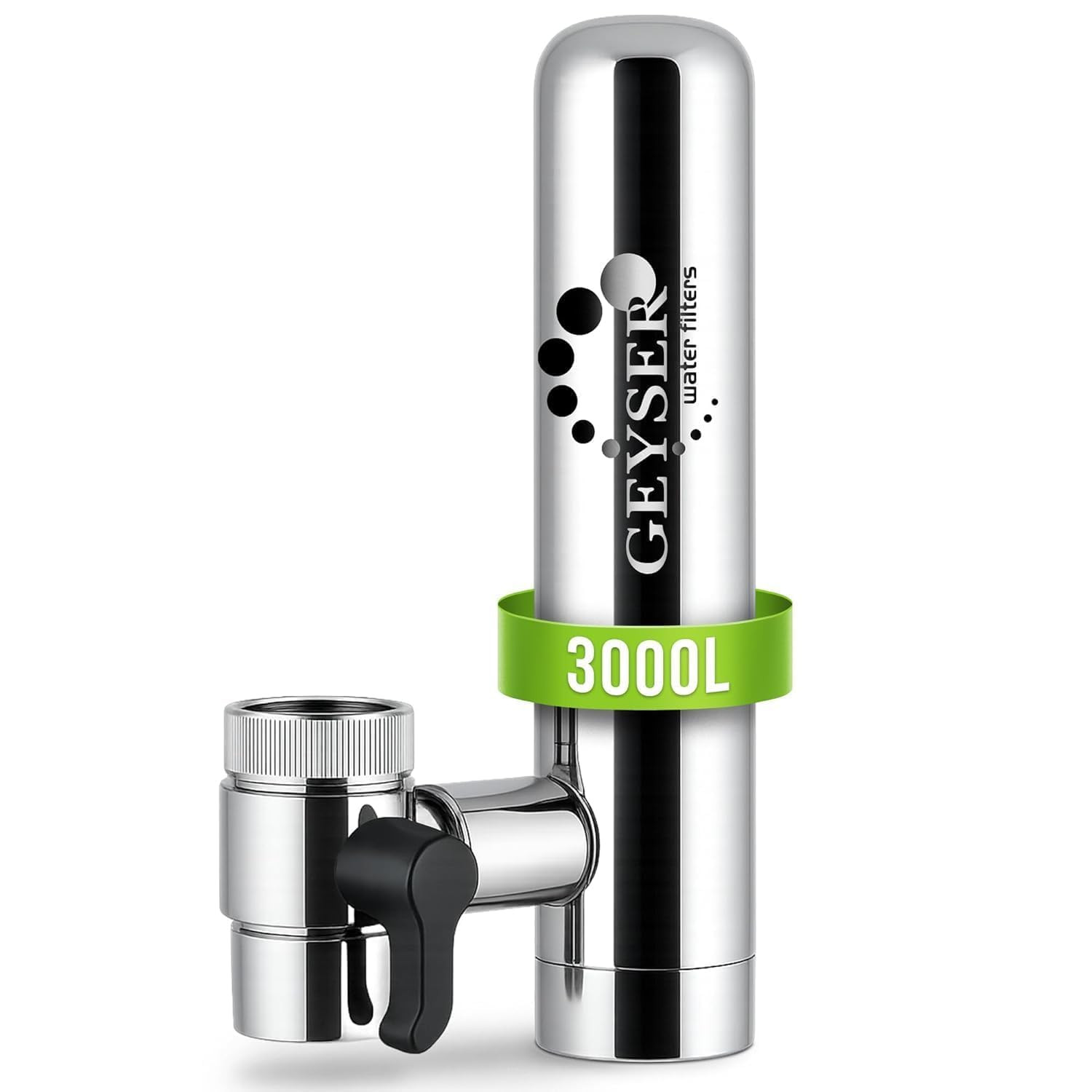 GEYSER EURO (3000L) Filtro Acqua Rubinetto Aragon, Riduce Cloro E Impurità