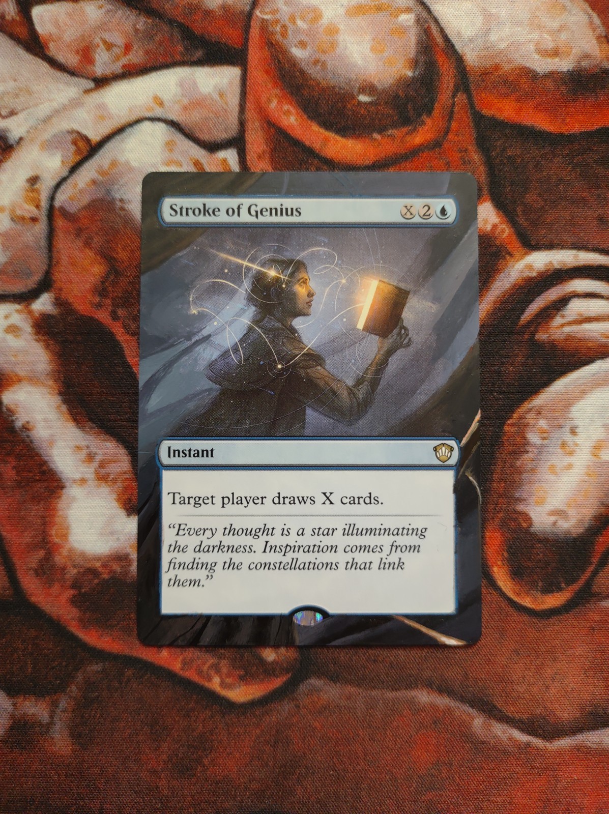 Magic the Gathering Stroke of Genius Hand Painted Unique Custom MTG Altered Art