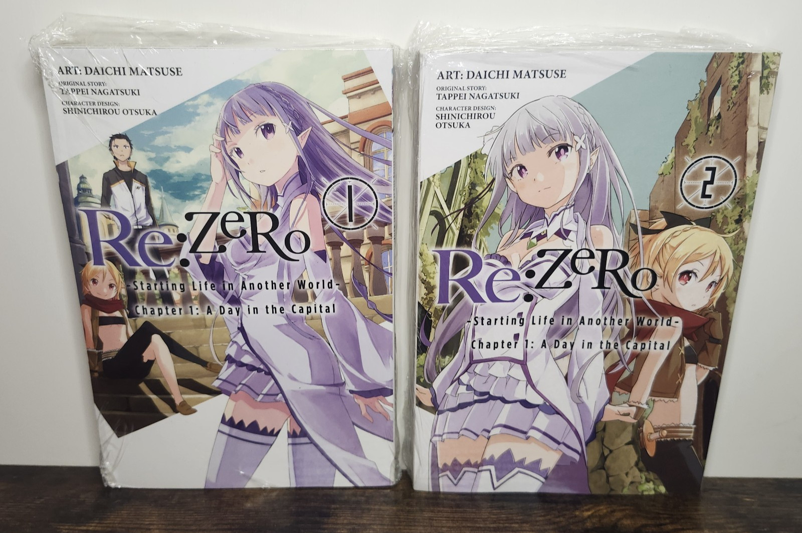 Re:Zero -Starting Life in Another World- Manga Vol 1-2 Softcover Yen Inglese