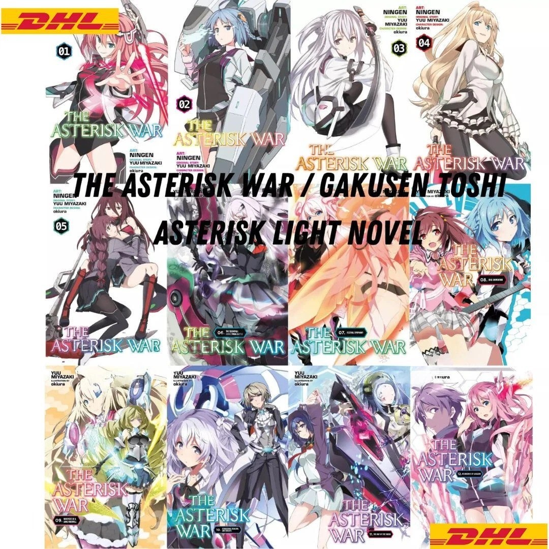 The Asterisk War/Gakusen Toshi Asterisk Light Novel versione inglese volume 1-17