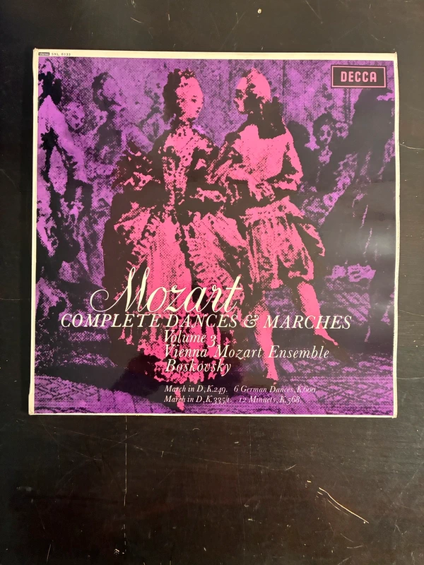 Vinyle Mozart Complete Dances & Marches Vol 3 Decca SXL 6133