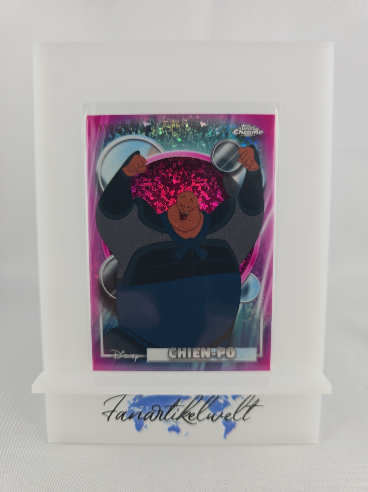 Chien-Po Nick 2026 Topps Chrome Disney Pink Mini Diamond Refractor #132 119/250