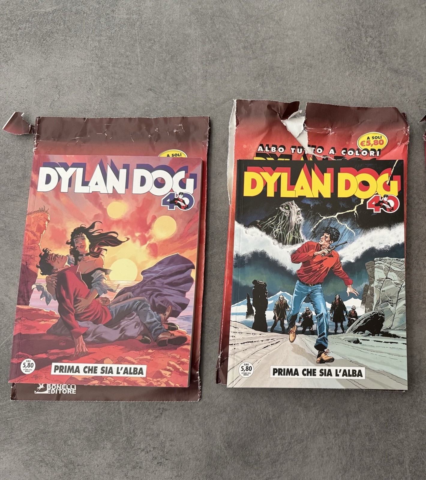 Dylan Dog 481 Prima che sia l'alba - SET 3 VARIANT Cestaro, Villa - 40°