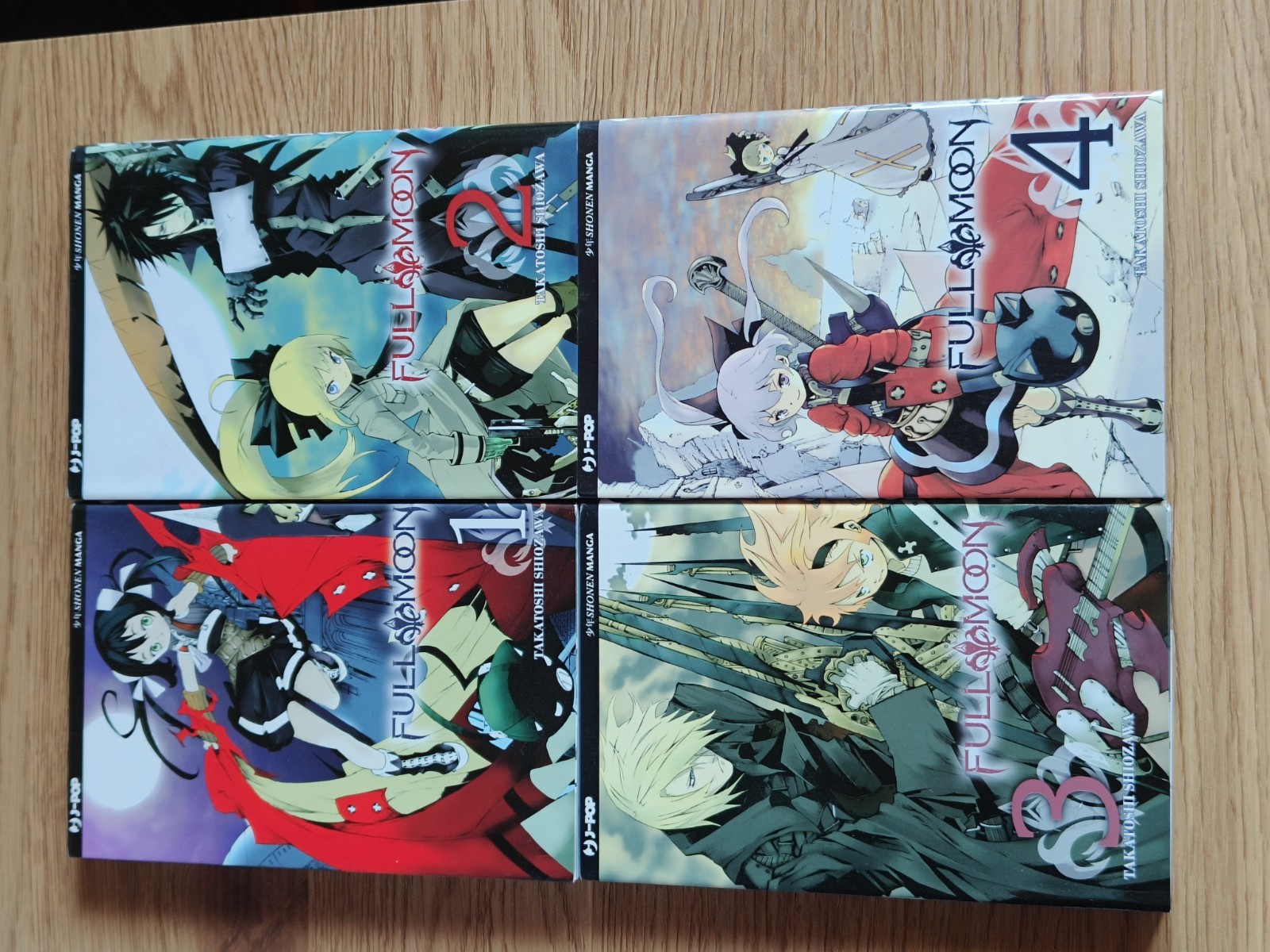 Full Moon lotto manga volumi 1-4 Takatoshi Shiozawa J-POP Shonen