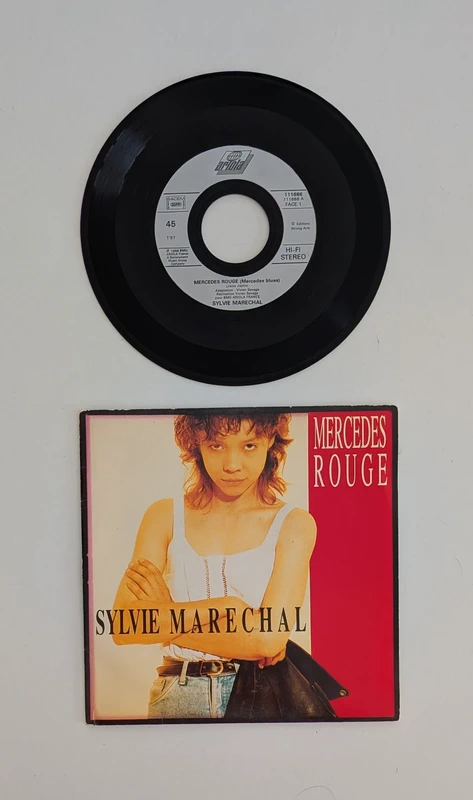 Sylvie Maréchal - Mercedes Rouge - Disque vinyle 45 tours