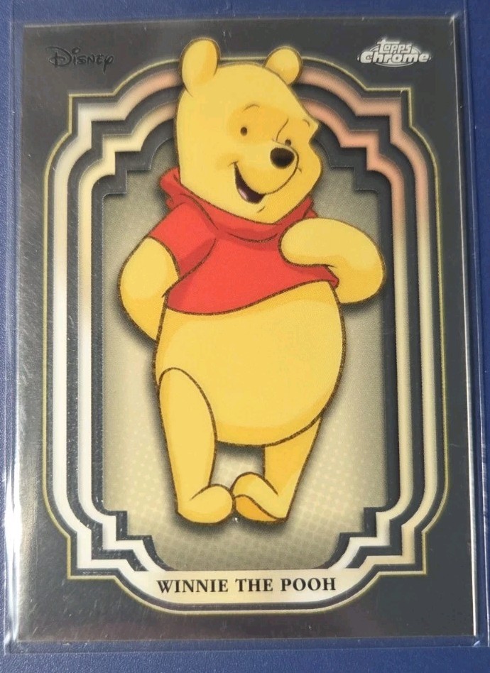 2024 Topps Chrome Disney Winnie the Pooh Card #124 Loved Disneyland Bear 