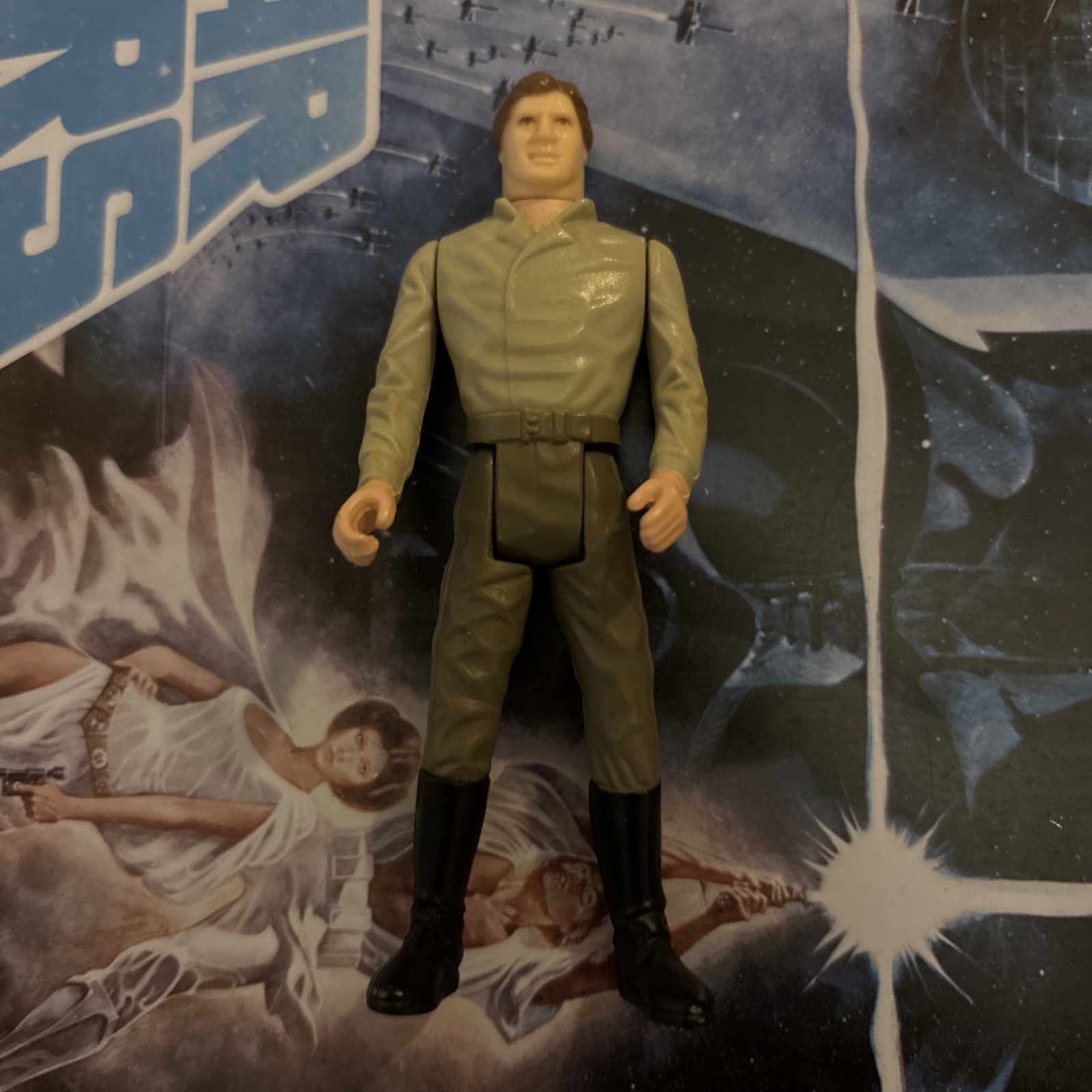 Kenner Star Wars ROTJ POTF Han Solo Carbonite 1984 vintage ultimo 17