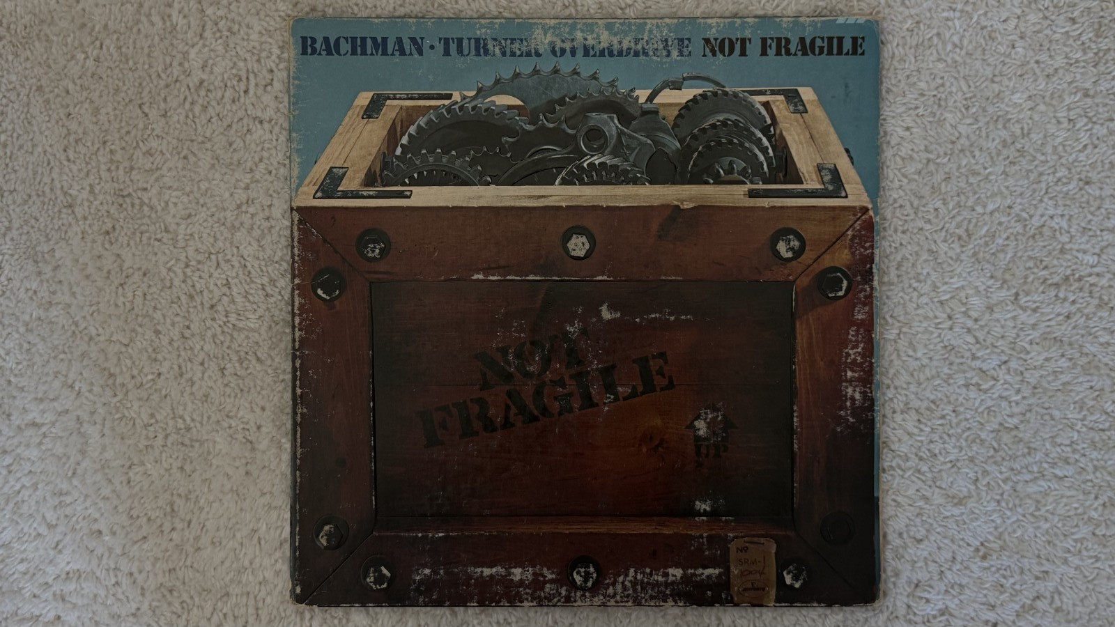Bachman Turner Overdrive Not Fragile 1974 LP CSM KENDUN Embossed Gatefold