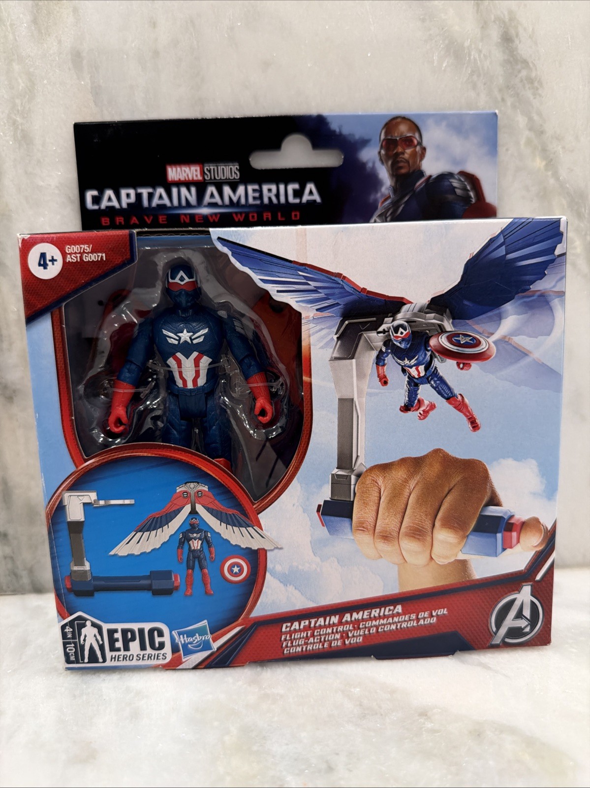 Marvel Epic Hero Series Captain America Flight Control Figure Hasbro NEW
