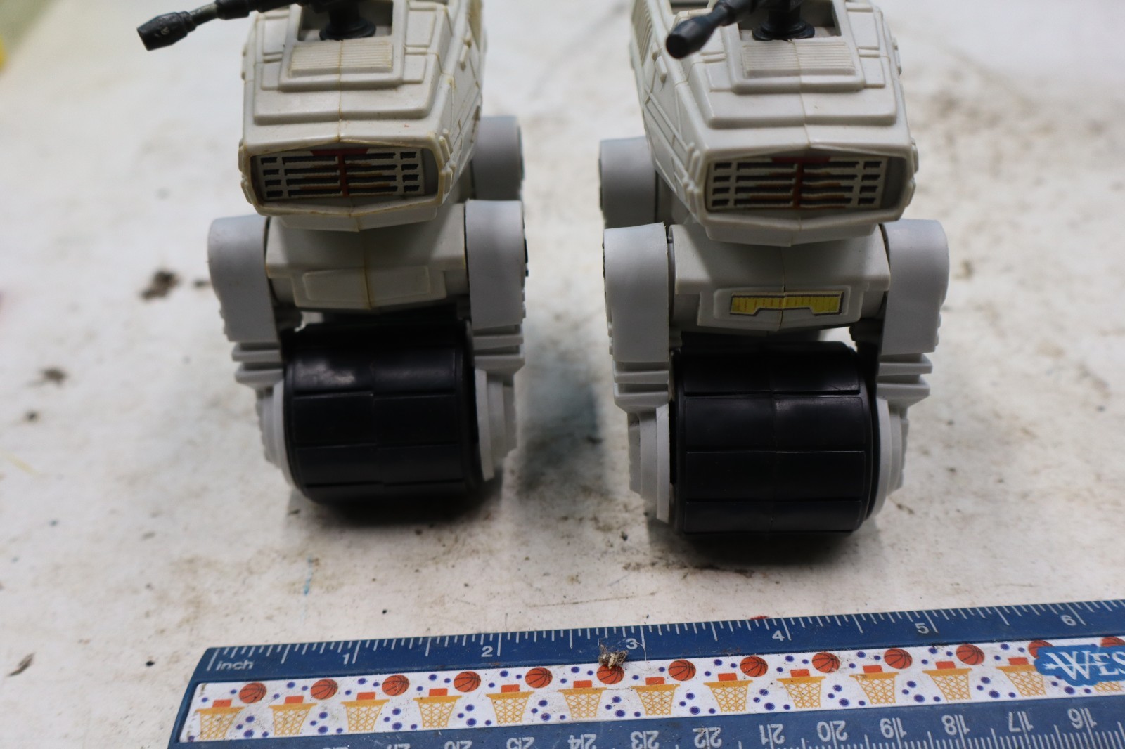 2x STAR WARS MINI RIGS MTV-7 VINTAGE EMPIRE STRIKES BACK 1981 some yellowing