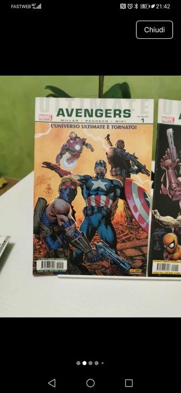 Fumetto Avengers Marvel 4 numeri