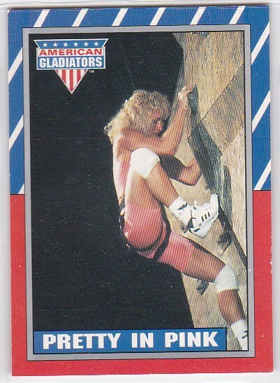M) 1991 Topps American Gladiators Trading Card #45 bella in rosa