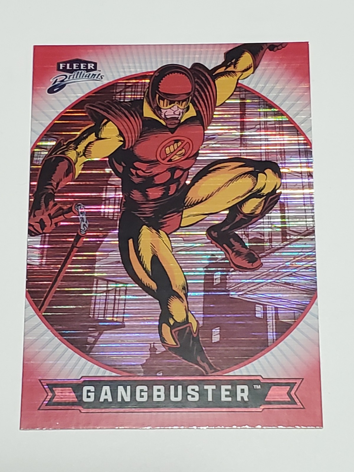 Fleer Brilliants Superman - Gangbuster #83 Red Heat Vision Parallel 0904 / 1938