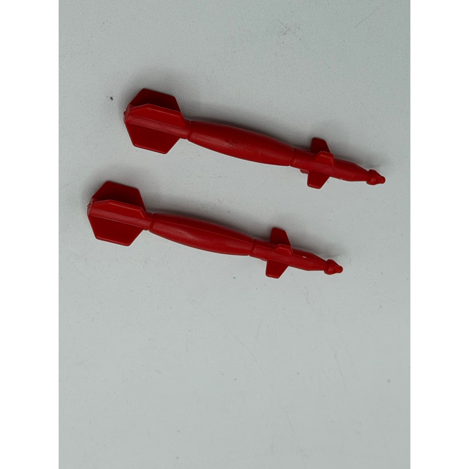 Coppia MISSILI MAMBA vintage GI Joe COBRA 1987 razzi pod rossi medi Hasbro ARAH