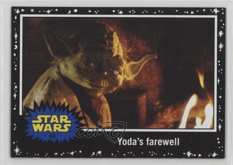 2015 Topps Star Wars: Viaggio nel Risveglio della Forza Black Starfield Yoda #68 0nr3