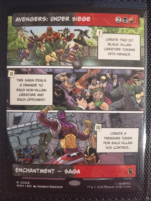 MTG Marvel #0306 – Avengers: Under Siege (Comic Book Panel)