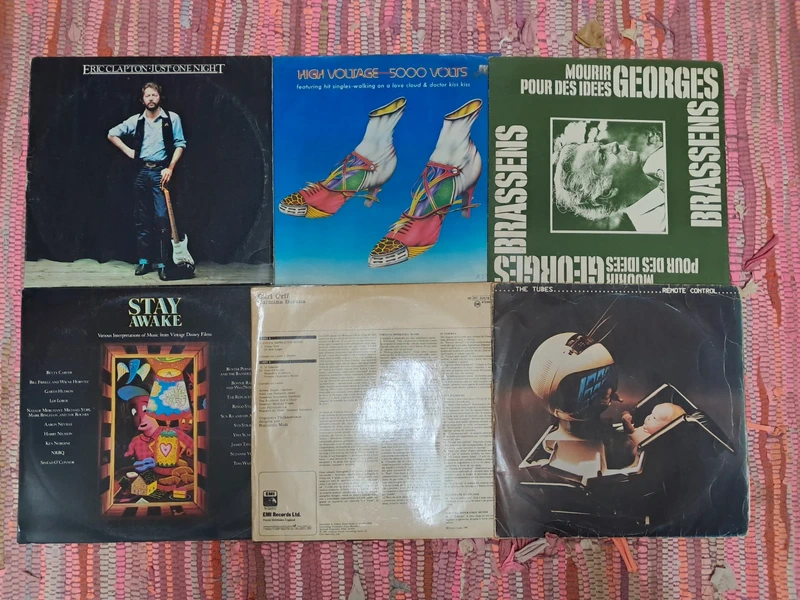 6 LP's em vinil