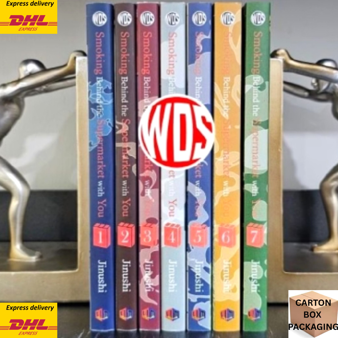 Smoking Behind The Supermarket With You Vol 1-7 Set Completo Manga Inglese NUOVO + DHL