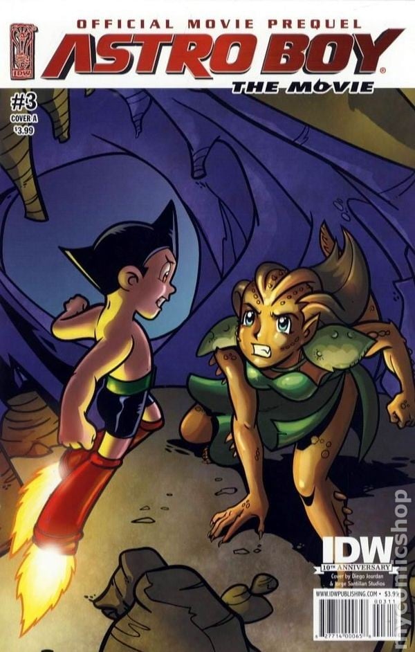 Astro Boy Movie Prequel #3A FN 2009 Immagine Stock