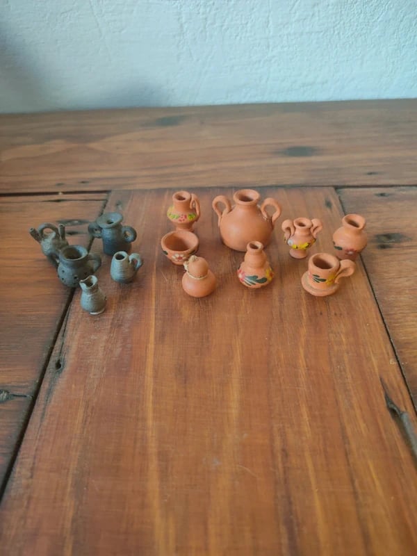 Lote Miniatura - Potes e Vasos