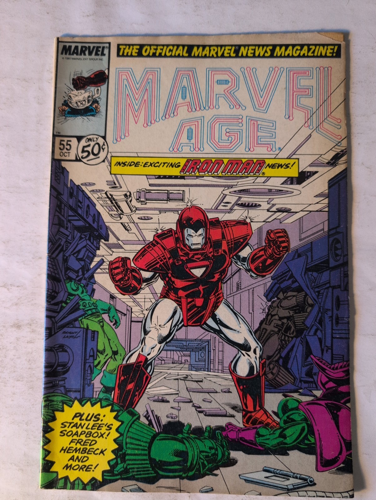 Marvel Age #55 (Marvel Comics October 1987)