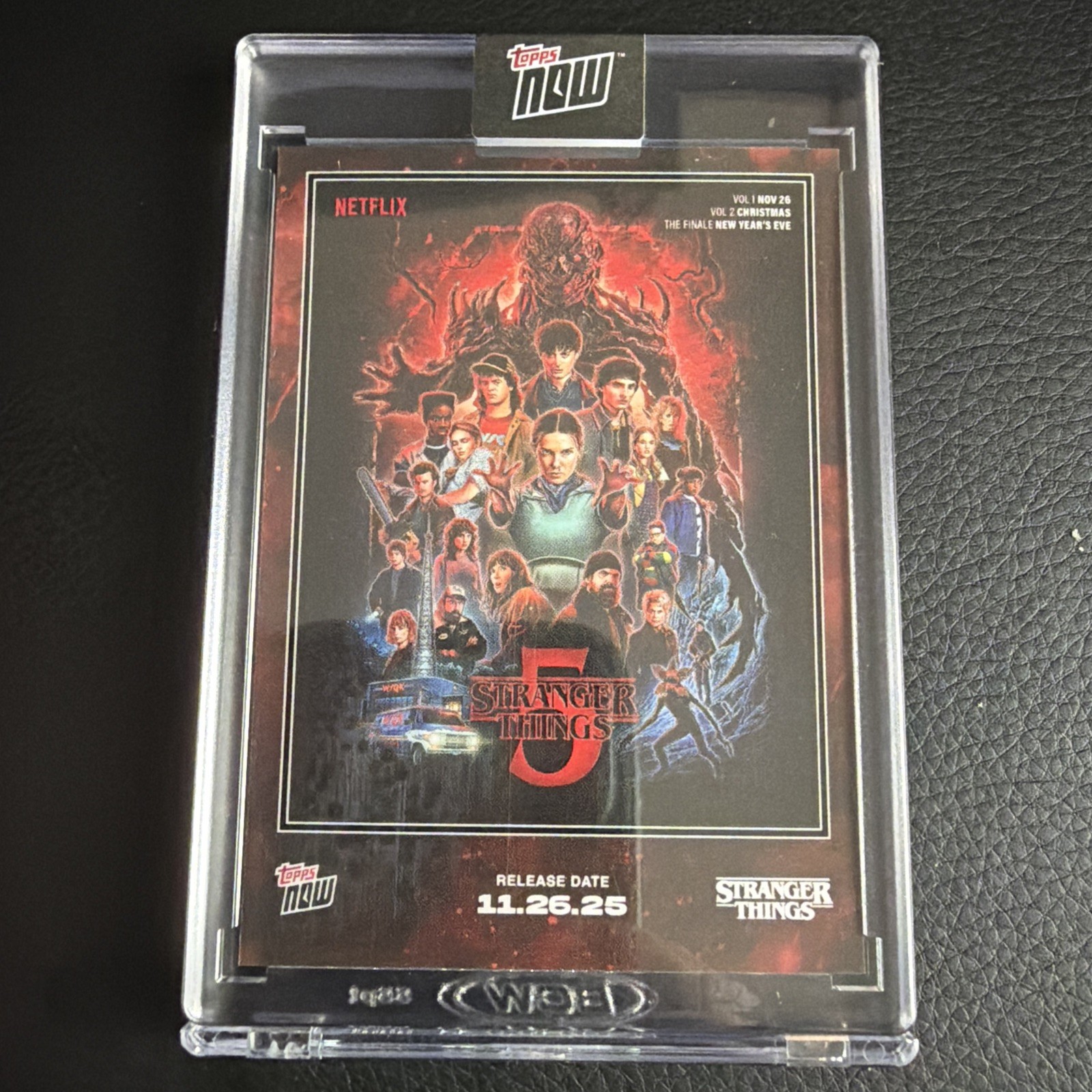 Stranger Things Topps Now Limited Edition Cased Card