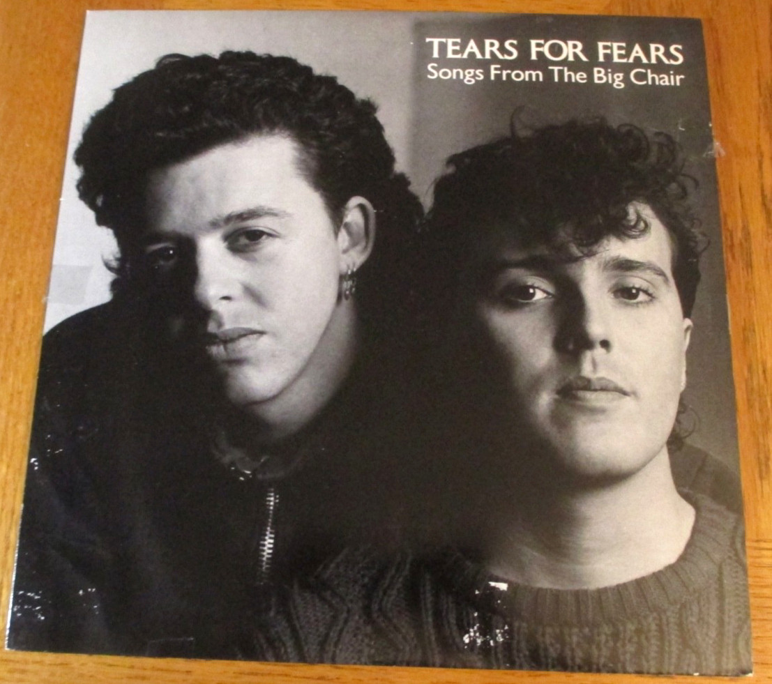 TEARS FOR FEARS Songs from the Big Chair '85 LP MERCURY 824-300 VG/EX STERLING