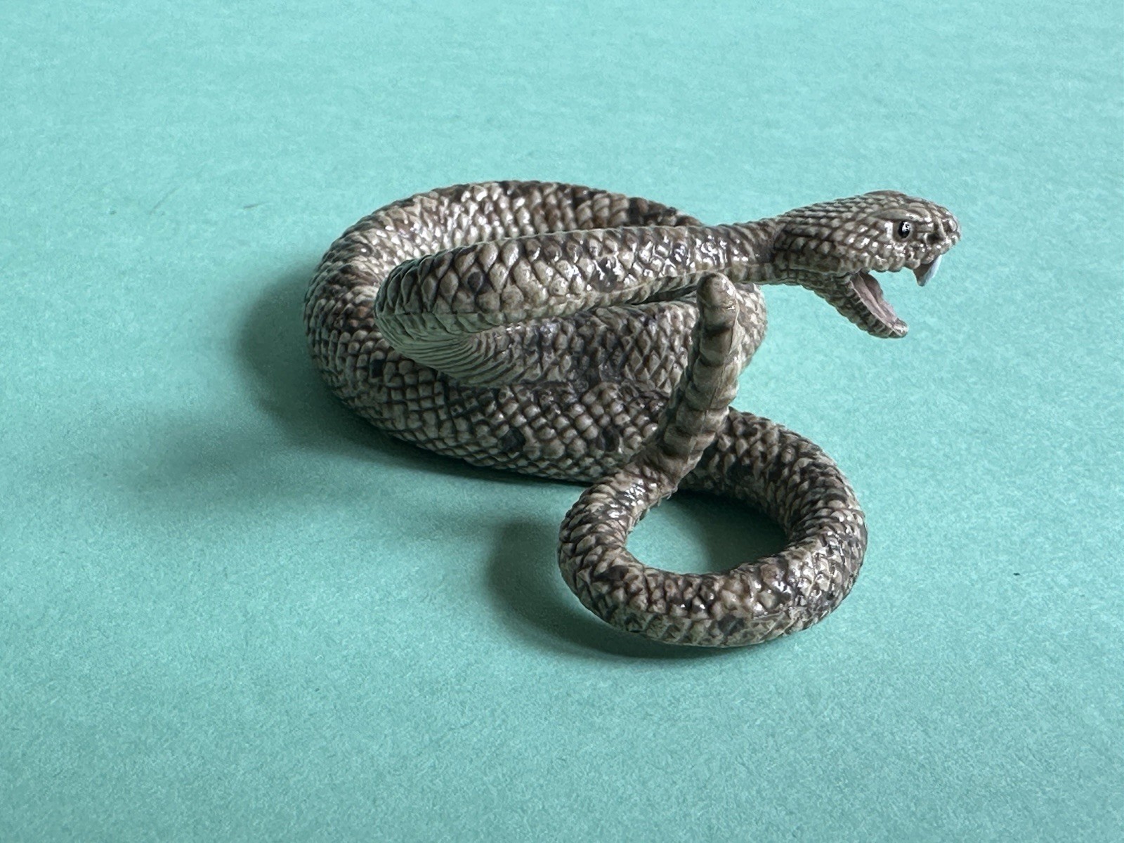 Schleich 14740 serpente a sonagli 2015-2020 in ottime condizioni serpente rettile fauna selvatica America