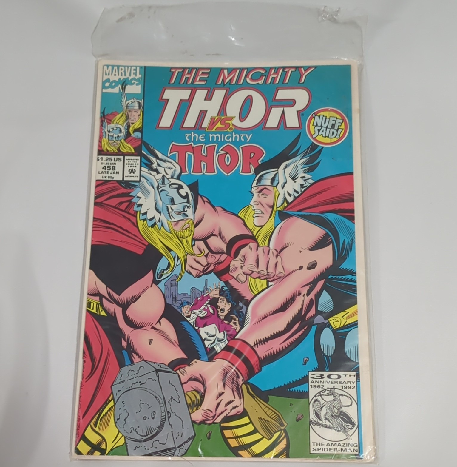 Marvel Comics The Mighty Thor #458 1992 Modern Age Boarded Frenz/Allevamento