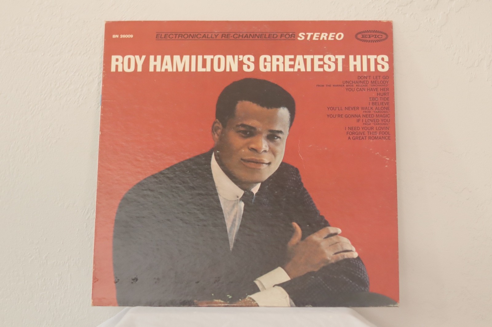 Vinyl Record:  Roy Hamilton "Roy Hamilton's Greatest Hits"