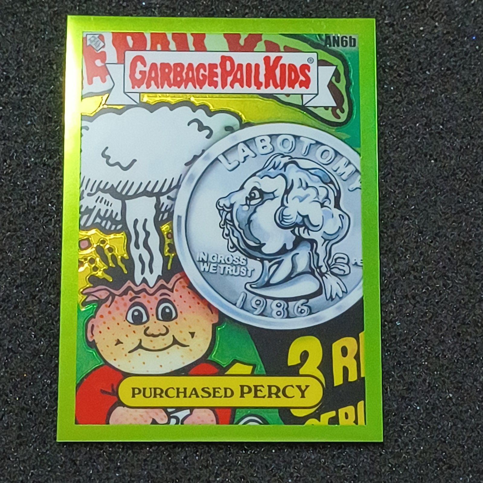 2020 GPK Chrome ~ ACQUISTATO PERCY AN6b ~ RIFRATTORE VERDE basso # 🔥 🔥 🔥 006/299