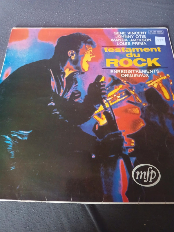 Disque 33 tours testament du rock